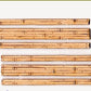 Blair Line 122 HOn3 2-Lane 3.56" Stained Laser Wood Grade Crossing (Set of 2)