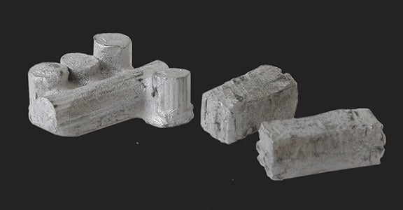 The N Scale Architect 20068 N Stone Columns & Block Stacks Kit (Pack of 3)