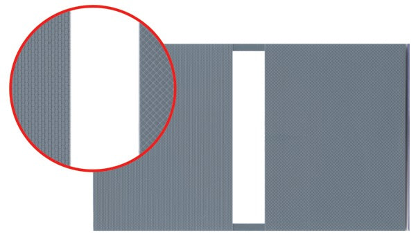 Kibri 405-37971 Plastic Sheet Slate Tile