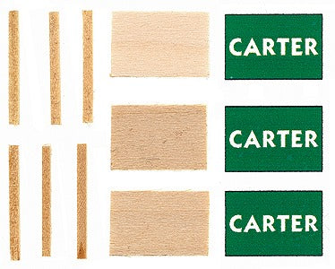 Calumet Trains 605 HO Election Lawn Signs Jimmy Carter (Box of 3)