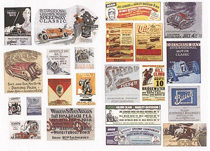 JL Innovative Design 548 HO 1920-40 Racing & Speedway Signs/Posters (Set of 22)