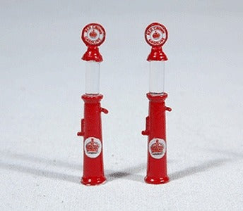 JL Innovative Design 932 HO Red Crown Custom Gravity-Feed Gas Pump (Pack of 2)