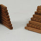 GCLaser 1182 HO Laser-Cut Architectural Card Wood Track Bumpers Kit (Pack of 2)