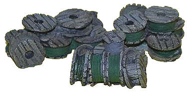 Bar Mills 02004 HO Scale Wire Cable Spool (Pack of 3)