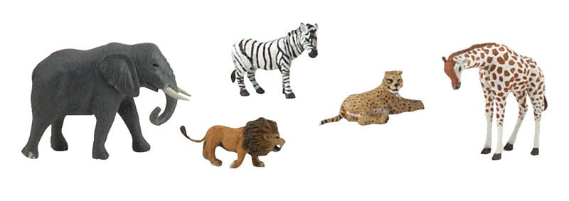 Woodland Scenics SP4446 Scene-A-Rama African Wildlife Figures (Set of 5)