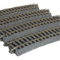 Kato 2-280 HO Code 83 14 9/16" Radius 22.5° Curved UniTrack (Pack of 4)