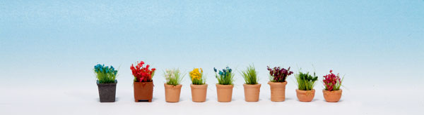 Noch 14064 TT Ornamental Plants in Flower Pots #3 (9)