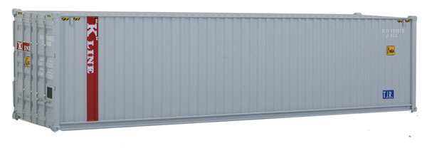 Walthers 949-8252 HO K-Line 40' Hi Cube Corrugated Side Container