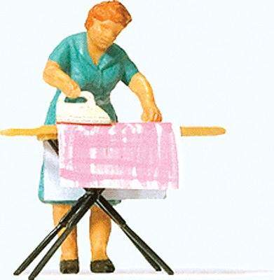 Preiser 28154 HO Woman Ironing Figure