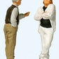 Preiser 28180 HO Arguing Couple Figures (Set of 2)