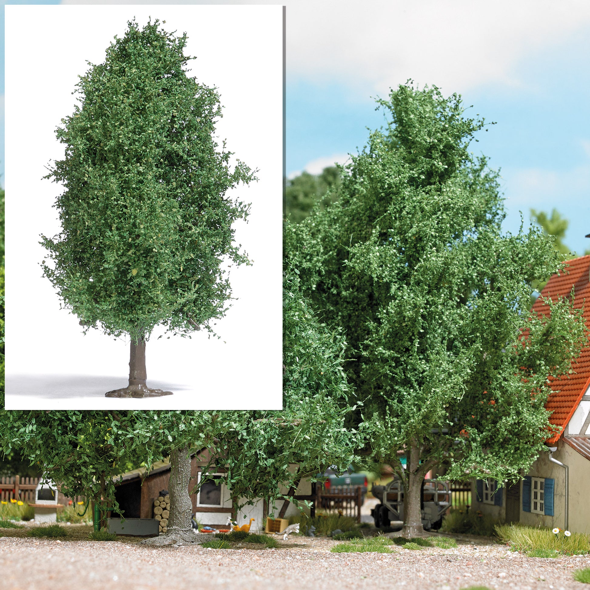 Busch 3722 HO 115mm Deciduous Summer Tree