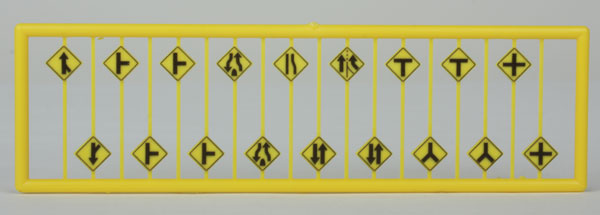 Tichy 2617 N Warning Signs Road Path Signs 2nd Group (Pack of 18)