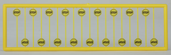 Tichy 2613 N Stop Signs Early Yellow (Pack of 18)
