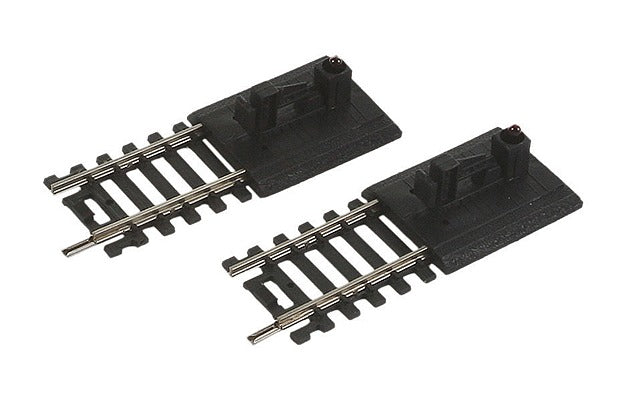 Life Like 3008 HO Nickel Silver Code 100 Lighted Bumper (Pack of 2)