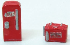JL Innovative Design 635 HO RC Cola Custom Soda Machine Set