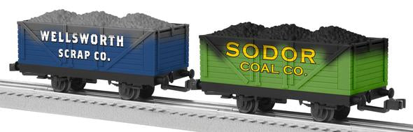 Lionel 6-81423 O TTT Sodor Coal & Scrap Cars 2pk