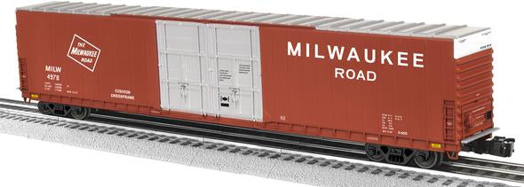 Lionel 6-81705 O Milwaukee Road 86' Hi-Cube Boxcar (Set of 2)
