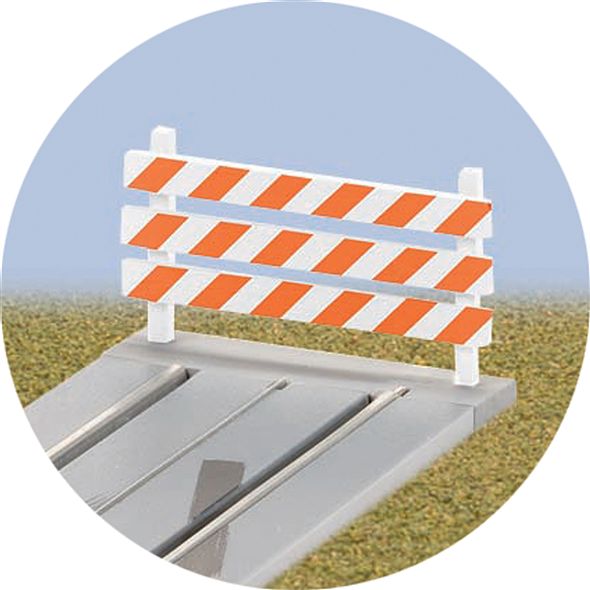 Lionel 6-22379 O Scale SuperStreets Barricade Track