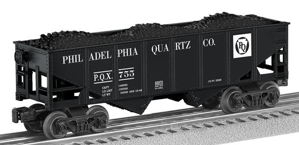 Lionel 6-82072 O Gauge Philadelphia Quartz 2-Bay Hopper #755