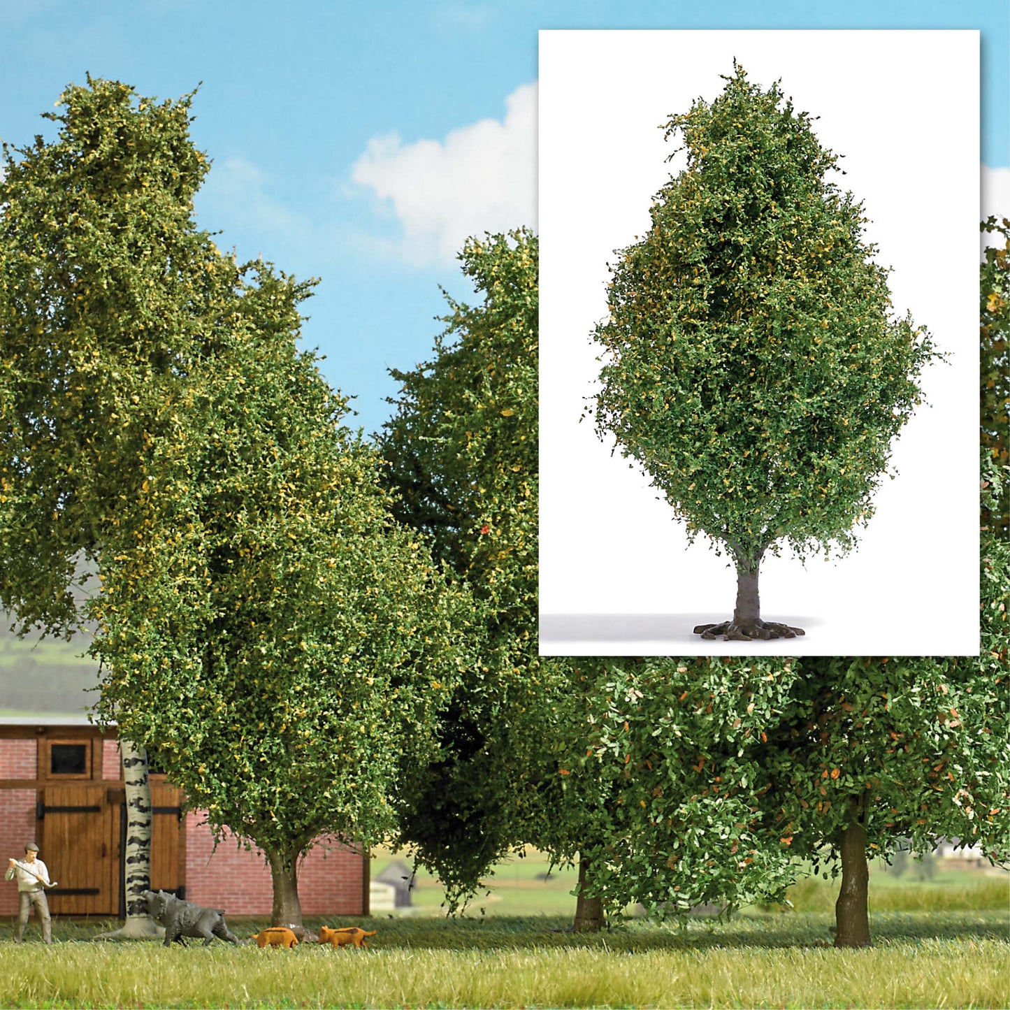 Busch 3723 4.5" Late Summer Deciduous Tree