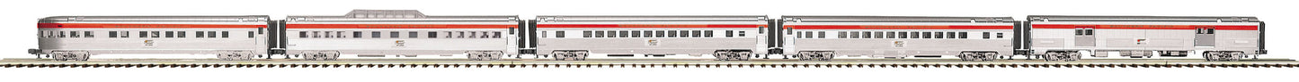 MTH 20-65244 O Southern Pacific 70' Streamlined Ribbed Passenger Set (Set of 5)