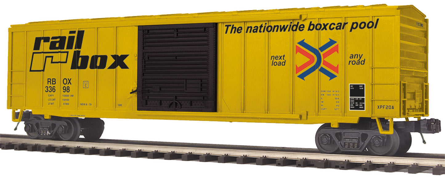 MTH 20-93638 O Railbox 50' Boxcar #33698