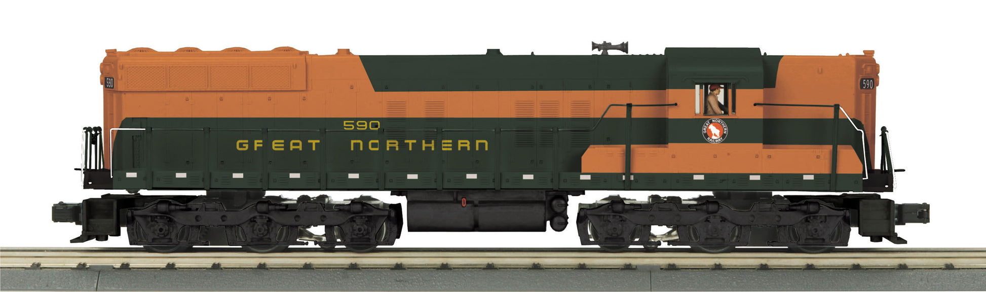 MTH 30-20195-1 O Great Northern SD-9 Diesel Engine w/Proto-Sound 3.0 #590
