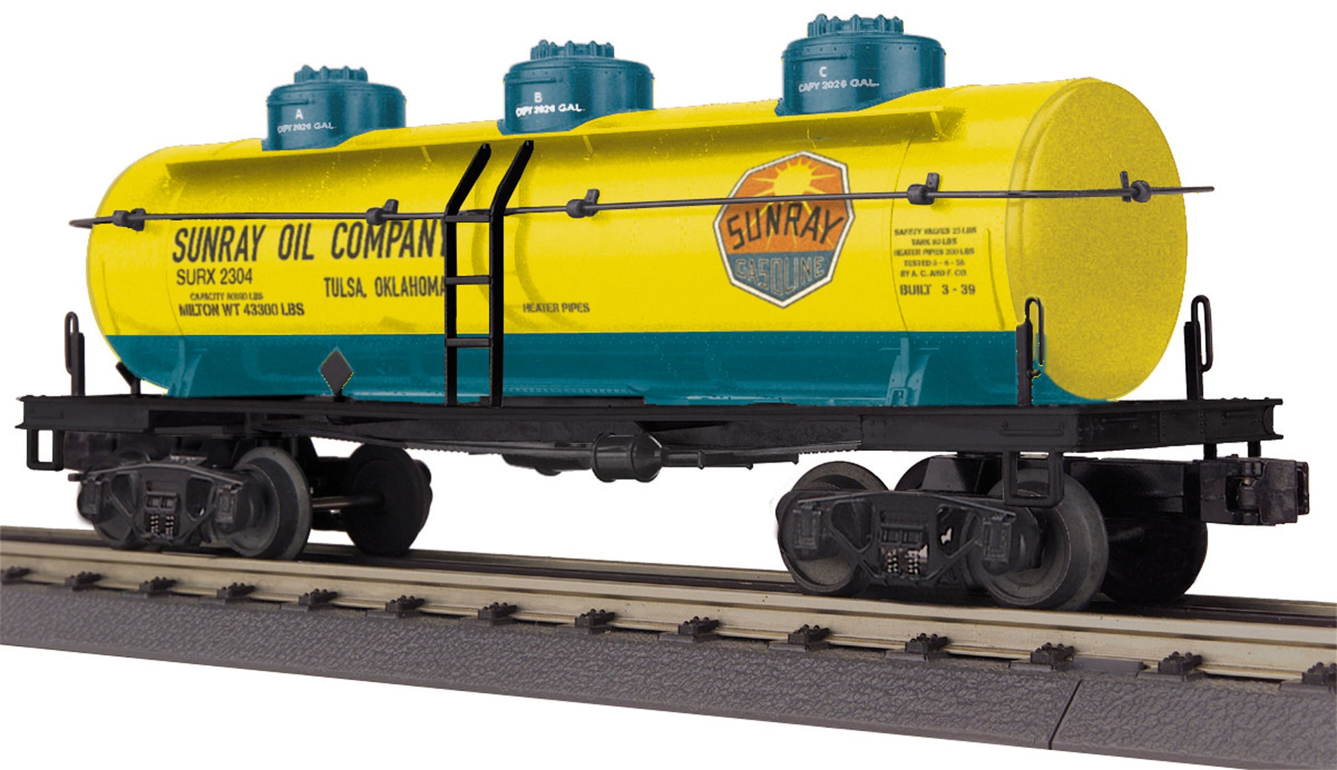MTH 30-73421 O Sunray 3-Dome Tank Car