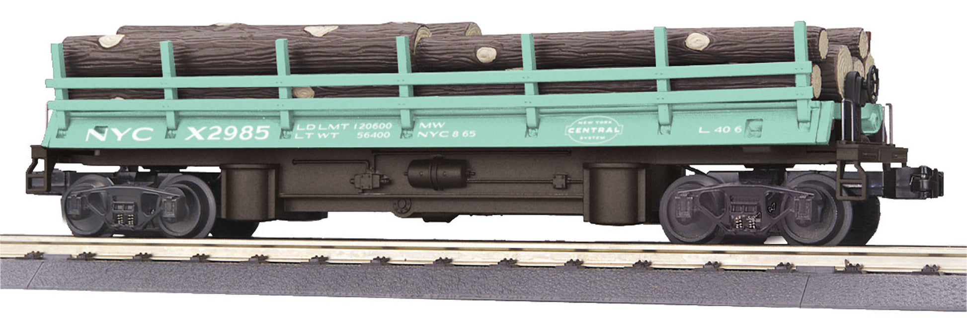 MTH 30-79452 O NYC Operating Log Dump Car
