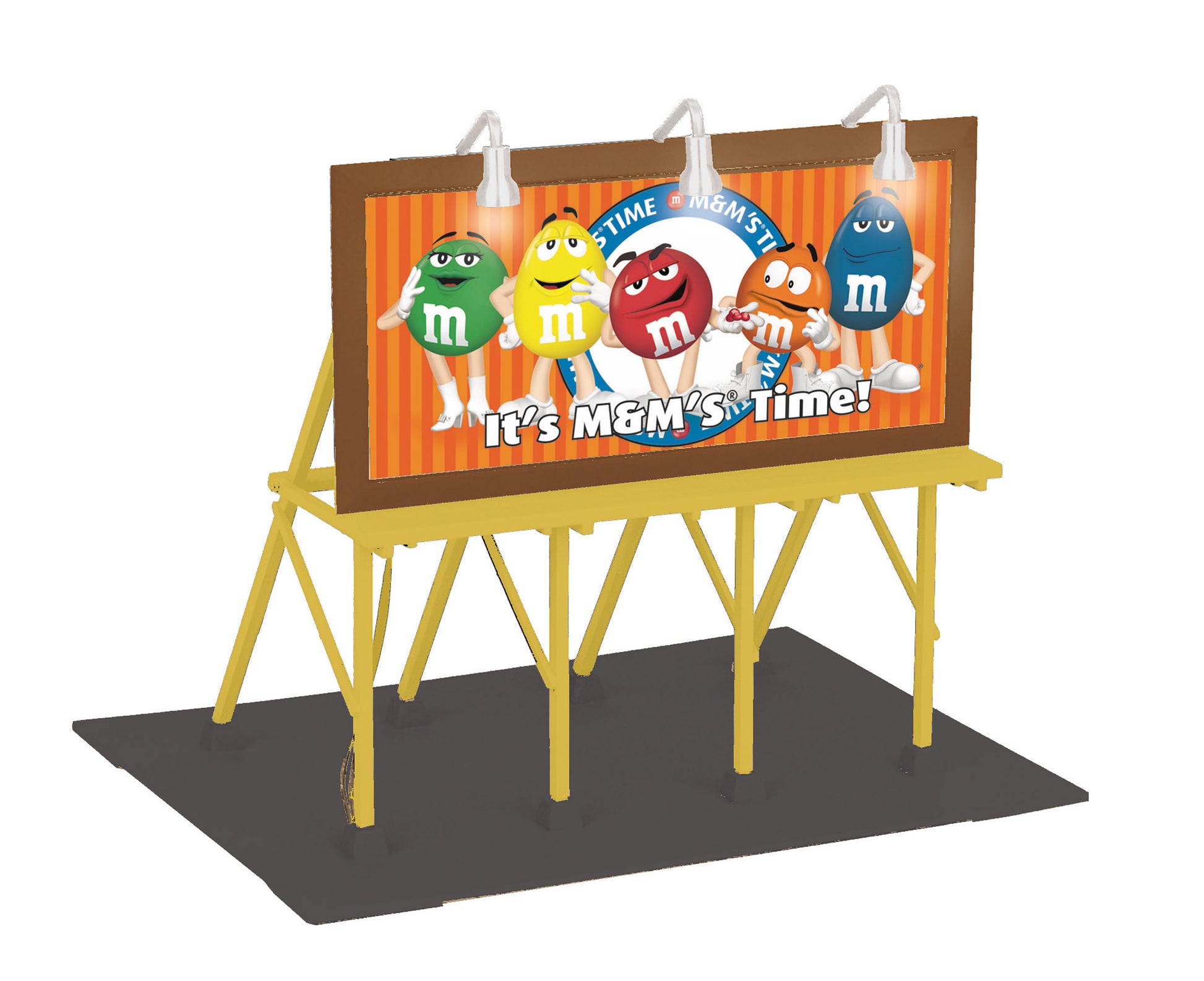 MTH 30-90480 O M&Ms Lighted Billboard