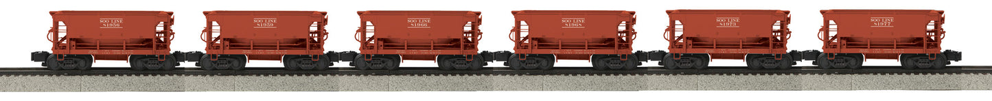 MTH 35-70013 S SOO Line Ore Car Set (Set of 6)
