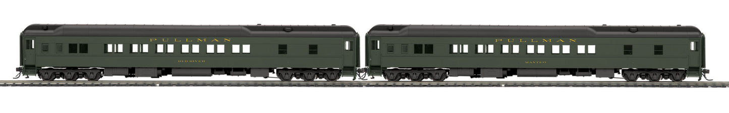 MTH 80-40008 HO Pullman Heavyweight Sleeper/Sleeper Passenger Set (Set of 2)