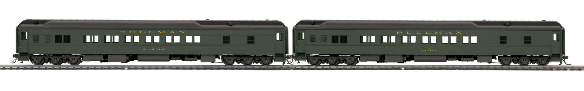 MTH 80-40008 HO Pullman Heavyweight Sleeper/Sleeper Passenger Set (Set of 2)