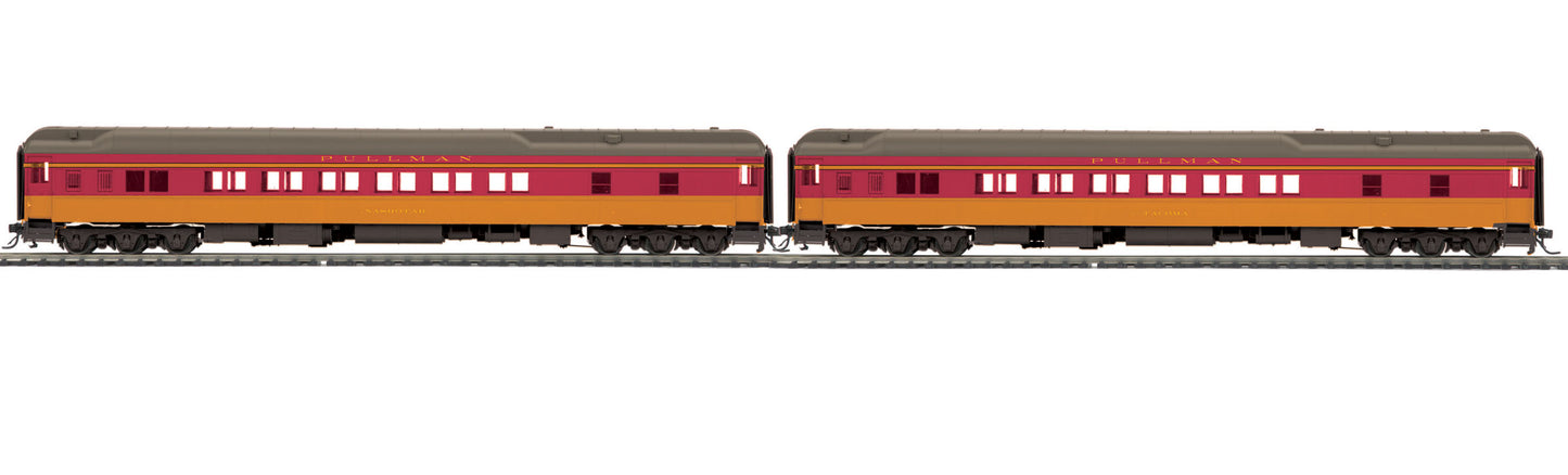 MTH 80-40012 HO Milwaukee Heavyweight Sleeper/Sleeper Passenger Set (Set of 2)