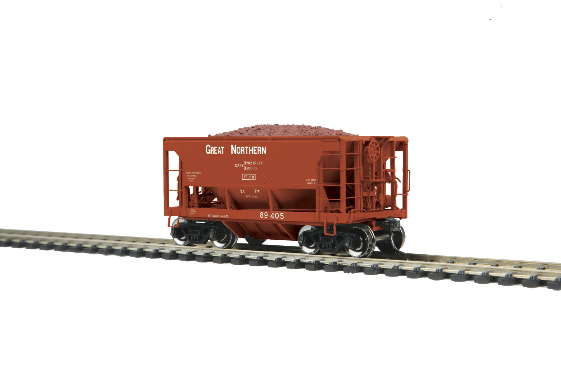MTH 80-97035 HO 70-Ton Ore Car, GN #89405 – Trainz