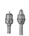 Cal Scale 190-247 HO Steam Loco Brass Casting Pop Valves Large Style (Pack of 6)
