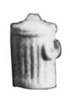Detail Associates 8412 N Garbage Cans (Pack of 2)