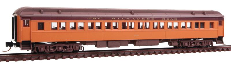 Micro-Trains 14500120 N Milwaukee 78' Heavyweight Paired Window Coach Car #4210