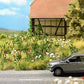 Busch 1263 Poppy and Yarrow Plants