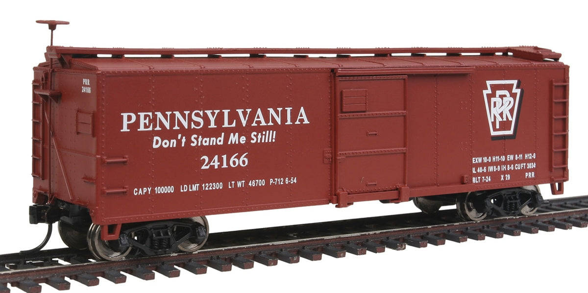 Walthers 910-1713 HO Scale Pennsylvania 40' X-29 Box Car #24166
