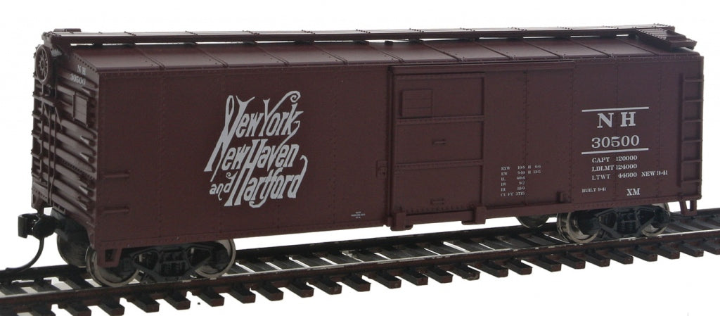 Walthers 910-2403 HO New York New Haven & Hartford 40' Steel Box Car #30500