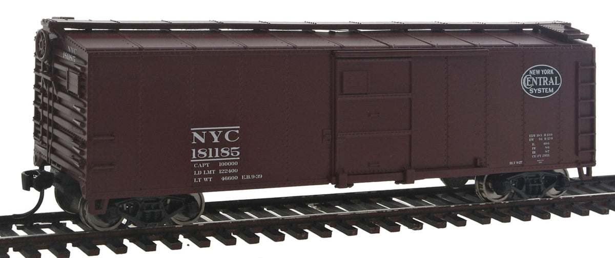 Walthers 910-2404 HO Scale New York Cetral 40' Steel Box Car #181185
