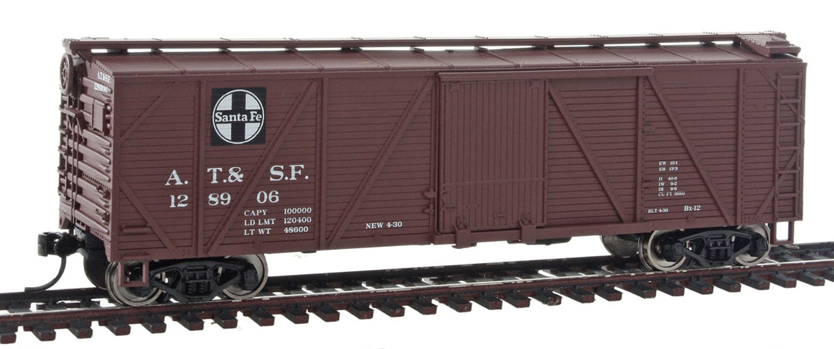 Walthers 910-2501HO Scale Santa Fe 40' Single Sheath Box Car