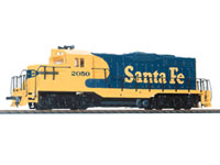 Walthers 931-103 HO Santa Fe EMD GP9M Diesel Locomotive Standard DC #2050