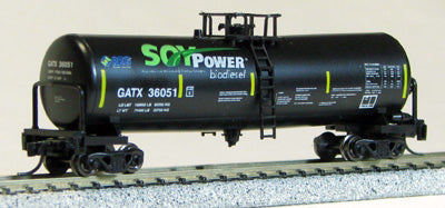 Con-Cor 14397 40' Funnel-Flow Tank Car - Ready to Run -- Soy Power Biodiesel