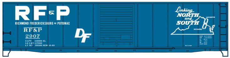 Accurail 5032 50' SD Boxcar RF&P