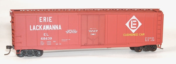 Accurail 5131 HO Erie Lackawanna 50' AAR Plug Door Rivited Boxcar Kit #68439