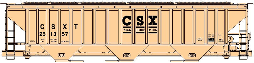 Accurail 6506 HO CSX 3-Ton Hopper (New Tool)
