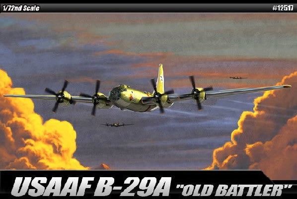 Academy 12517 1:72 USAAF B-29A "Old Battler" Bomber  Military Airplane Kit