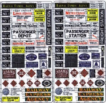 Blair Line 056 N Railroad Station Signs